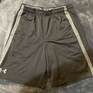 Under Armour heatgear loose fit mesh athletic shorts.